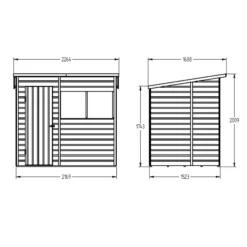 Forest Garden 7x5 Ft Pent Shiplap Wooden 2 Windows Shed With Floor (Base Included) 38 Forest Garden 7x5 Ft Pent Shiplap Wooden 2 Windows Shed With Floor (Base Included) -Hozelock Shop forest garden 7x5 ft pent shiplap wooden 2 windows shed with floor base included 5013053178942 04t bq