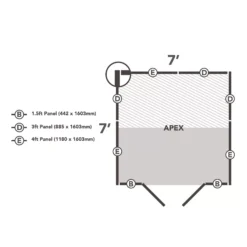 Forest Garden 7x7 Apex Pressure Treated Overlap Wooden Shed With Floor - Assembly Service Included -Hozelock Shop forest garden 7x7 apex pressure treated overlap wooden shed with floor assembly service included5013053192870 02t