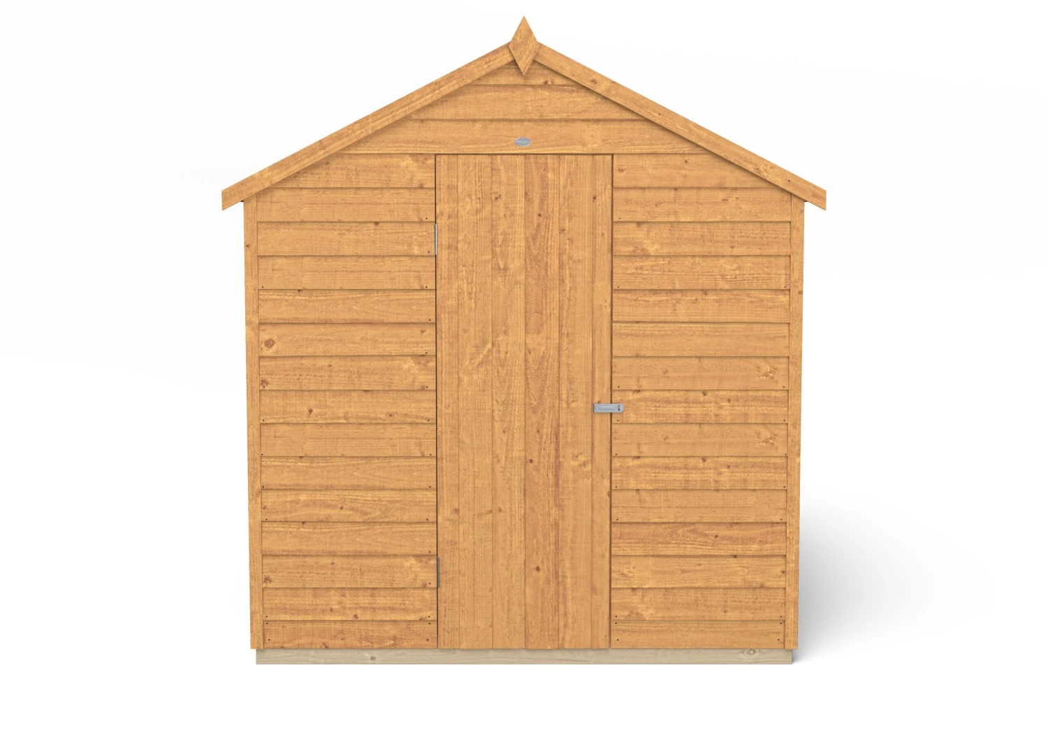 Forest Garden 8x6 Apex Dip Treated Overlap Wooden Shed With Floor (Base Included) - Assembly Service Included 3 Forest Garden 8x6 Apex Dip Treated Overlap Wooden Shed With Floor (Base Included) - Assembly Service Included - Image 3
