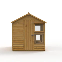 Forest Garden 8x6 Ft Apex Shiplap Wooden 10 Windows Shed With Floor -Hozelock Shop forest garden 8x6 ft apex shiplap wooden 10 windows shed with floor5013053185094 02c bq