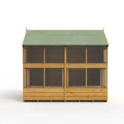 Forest Garden 8x6 Ft Apex Shiplap Wooden 10 Windows Shed With Floor -Hozelock Shop forest garden 8x6 ft apex shiplap wooden 10 windows shed with floor5013053185094 05c bq