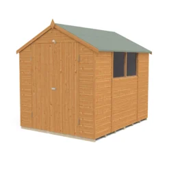 Forest Garden 8x6 Ft Apex Shiplap Wooden 2 Door 2 Windows Shed With Floor - Assembly Service Included -Hozelock Shop forest garden 8x6 ft apex shiplap wooden 2 door 2 windows shed with floor assembly service included5013053178775 02c bq