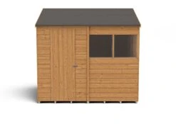 Forest Garden 8x6 Reverse Apex Dip Treated Overlap Wooden Shed With Floor (Base Included) -Hozelock Shop forest garden 8x6 reverse apex dip treated overlap wooden shed with floor base included 5013053178225 02c bq