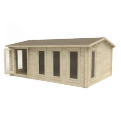Forest Garden Blakedown 6x4 Toughened Glass Pent Loglap Solid Wood Cabin With Double Door - Assembly Service Included -Hozelock Shop forest garden blakedown 6x4 toughened glass pent loglap solid wood cabin with double door assembly service included5013053181591 04c bq