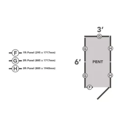 Forest Garden Delamere Range 6x3 Ft Pent Shiplap Wooden Shed With Floor -Hozelock Shop forest garden delamere range 6x3 ft pent shiplap wooden shed with floor5013053182673 01t