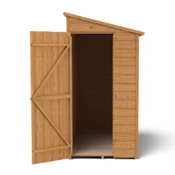 Forest Garden Delamere Range 6x3 Ft Pent Shiplap Wooden Shed With Floor -Hozelock Shop forest garden delamere range 6x3 ft pent shiplap wooden shed with floor5013053182673 06c