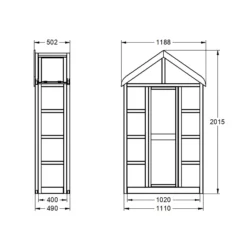 Forest Garden Georgian Wall Greenhouse With Auto Vent 24 Forest Garden Georgian Wall Greenhouse With Auto Vent -Hozelock Shop forest garden georgian wall greenhouse with auto vent5013053185087 01t bq