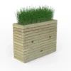 Forest Garden Linear Natural Timber Rectangular Planter (H) 91.1cm X (W) 120cm