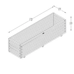 Forest Garden Lomello Natural Timber Wooden Rectangular Planter 5 Forest Garden Lomello Natural Timber Wooden Rectangular Planter -Hozelock Shop forest garden lomello natural timber wooden rectangular planter5013053181140 01t bq