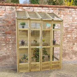 Forest Garden Natural Timber 5x2 Greenhouse -Hozelock Shop forest garden natural timber 5x2 greenhouse5013053176375 02i