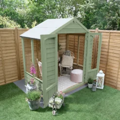 Forest Garden Oakley 6x4 Apex Overlap Solid Wood Summer House With Double Door - Assembly Service Included 7 Forest Garden Oakley 6x4 Apex Overlap Solid Wood Summer House With Double Door - Assembly Service Included -Hozelock Shop forest garden oakley 6x4 apex overlap solid wood summer house with double door assembly service included5013053188439 02i bq