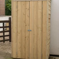 Forest Garden Overlap Wooden 3x2 Pent Garden Storage -Hozelock Shop forest garden overlap wooden 3x2 pent garden storage5013053162798 02i bq