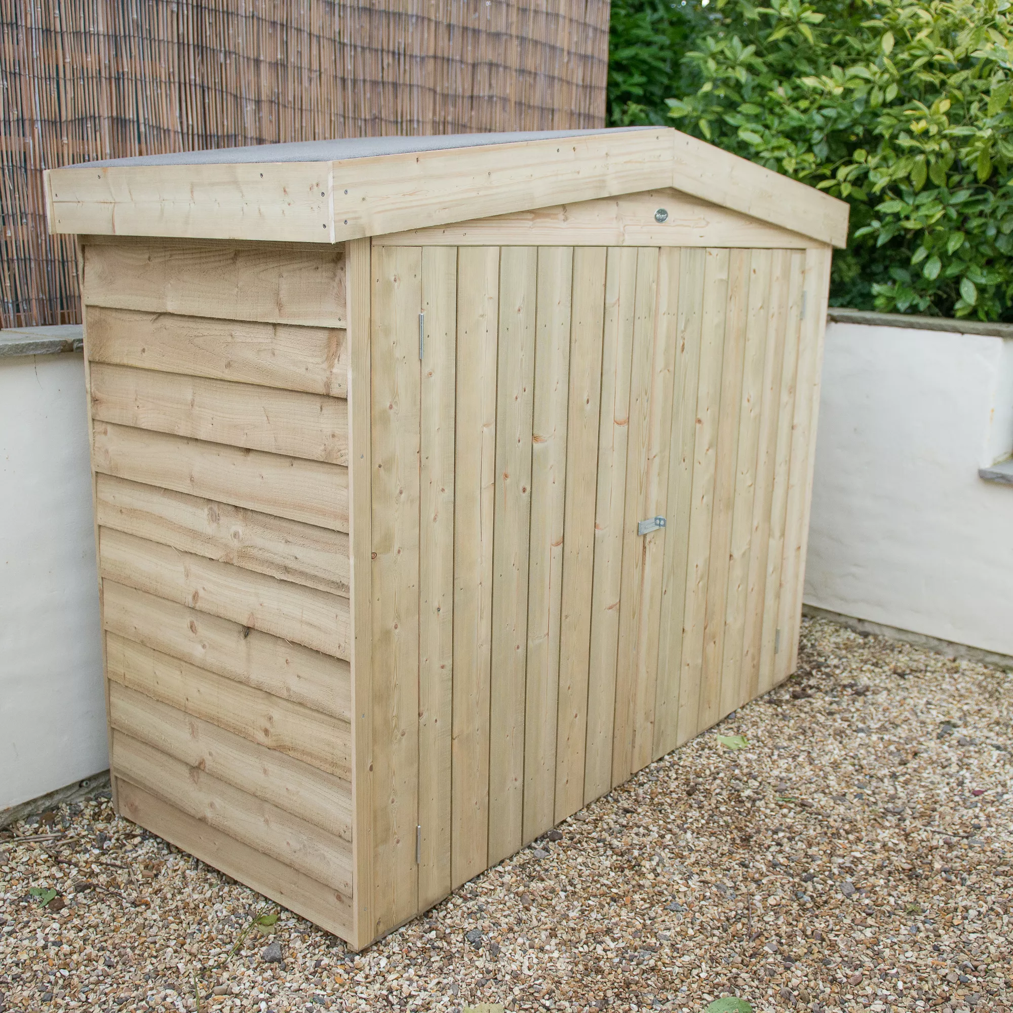 Forest Garden Overlap Wooden 6x3 Apex Garden Storage 8 Forest Garden Overlap Wooden 6x3 Apex Garden Storage - Image 8