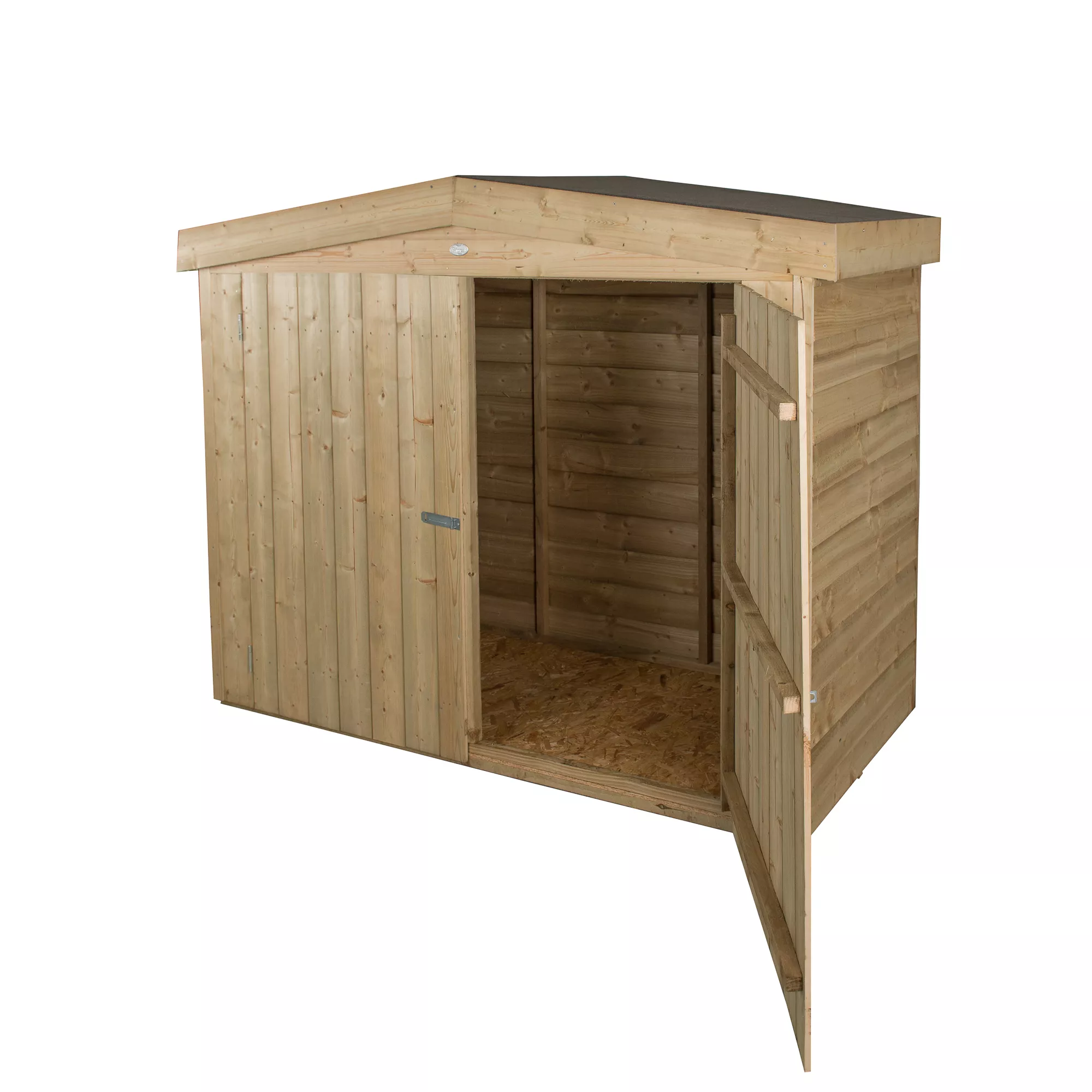 Forest Garden Overlap Wooden 6x3 Apex Garden Storage 1 Forest Garden Overlap Wooden 6x3 Apex Garden Storage