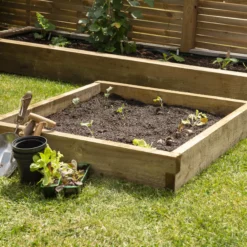 Forest Garden Rectangular Raised Bed Kit -Hozelock Shop forest garden rectangular raised bed kit5013053182338 01i bq