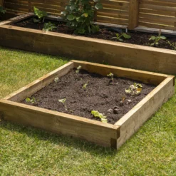 Forest Garden Rectangular Raised Bed Kit -Hozelock Shop forest garden rectangular raised bed kit5013053182338 02i bq