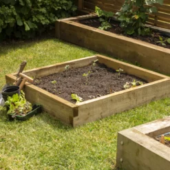 Forest Garden Rectangular Raised Bed Kit -Hozelock Shop forest garden rectangular raised bed kit5013053182338 03i bq