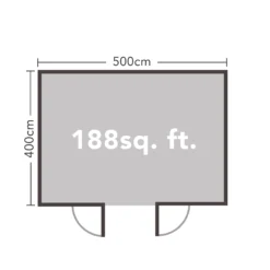Forest Garden Rushock 5x4 Toughened Glass Apex Loglap Solid Wood Cabin With Double Door -Hozelock Shop forest garden rushock 5x4 toughened glass apex loglap solid wood cabin with double door5013053181492 02t bq
