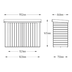 Forest Garden Shiplap Wooden 6x3 Pent Garden Storage -Hozelock Shop forest garden shiplap wooden 6x3 pent garden storage5013053162842 01t bq