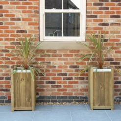 Forest Garden Slender Wooden Rectangular Planter, Pack Of 2 10 Forest Garden Slender Wooden Rectangular Planter, Pack Of 2 -Hozelock Shop forest garden slender wooden rectangular planter pack of 25013053153888 02i bq