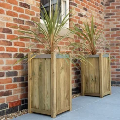 Forest Garden Slender Wooden Rectangular Planter, Pack Of 2 11 Forest Garden Slender Wooden Rectangular Planter, Pack Of 2 -Hozelock Shop forest garden slender wooden rectangular planter pack of 25013053153888 03i bq