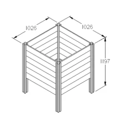 Forest Garden Slot Down Composter 650L 5 Forest Garden Slot Down Composter 650L -Hozelock Shop forest garden slot down composter 650l5013053132241 01t