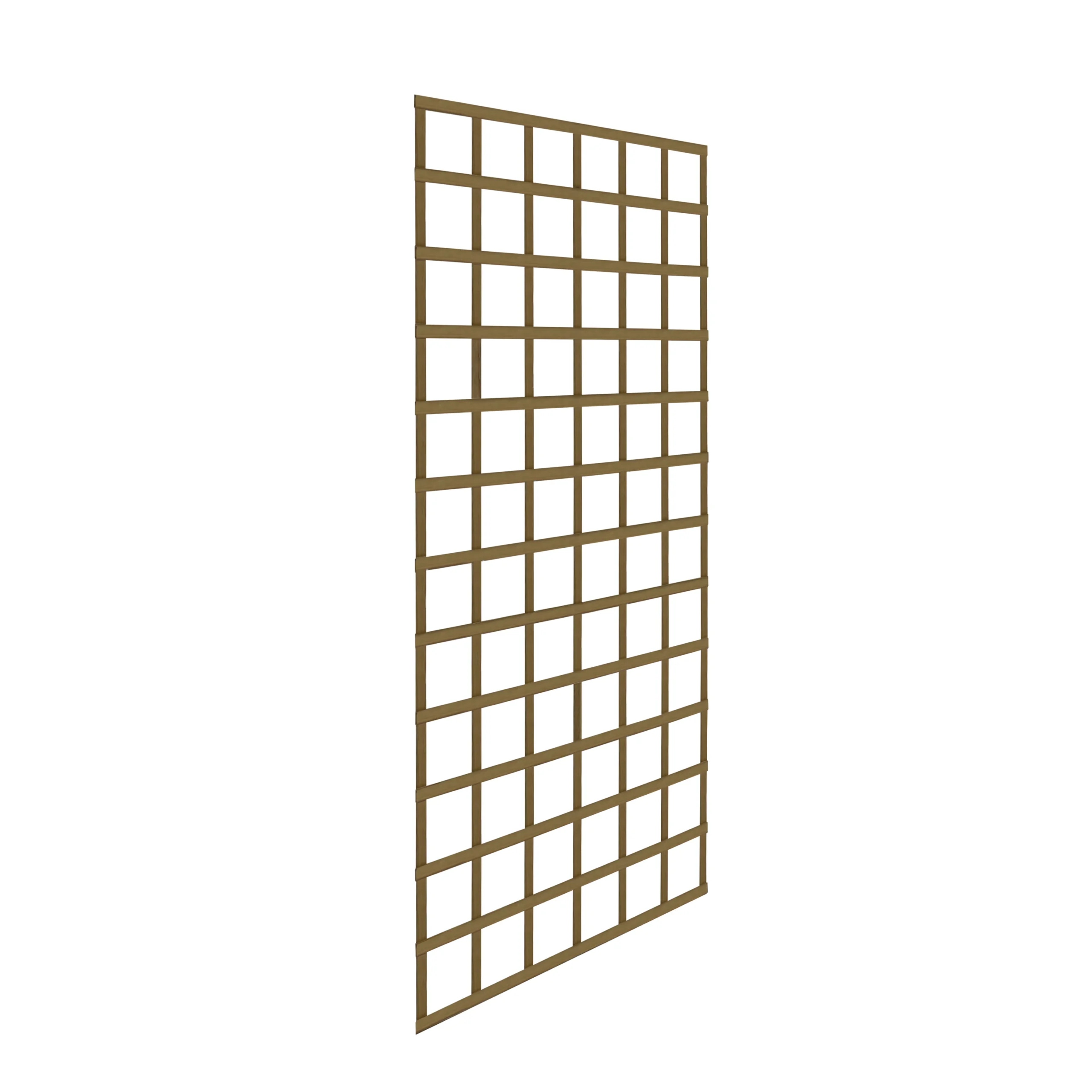 Forest Garden Square European Softwood Trellis Panel (W)90cm X (H)183cm 2 Forest Garden Square European Softwood Trellis Panel (W)90cm X (H)183cm - Image 2