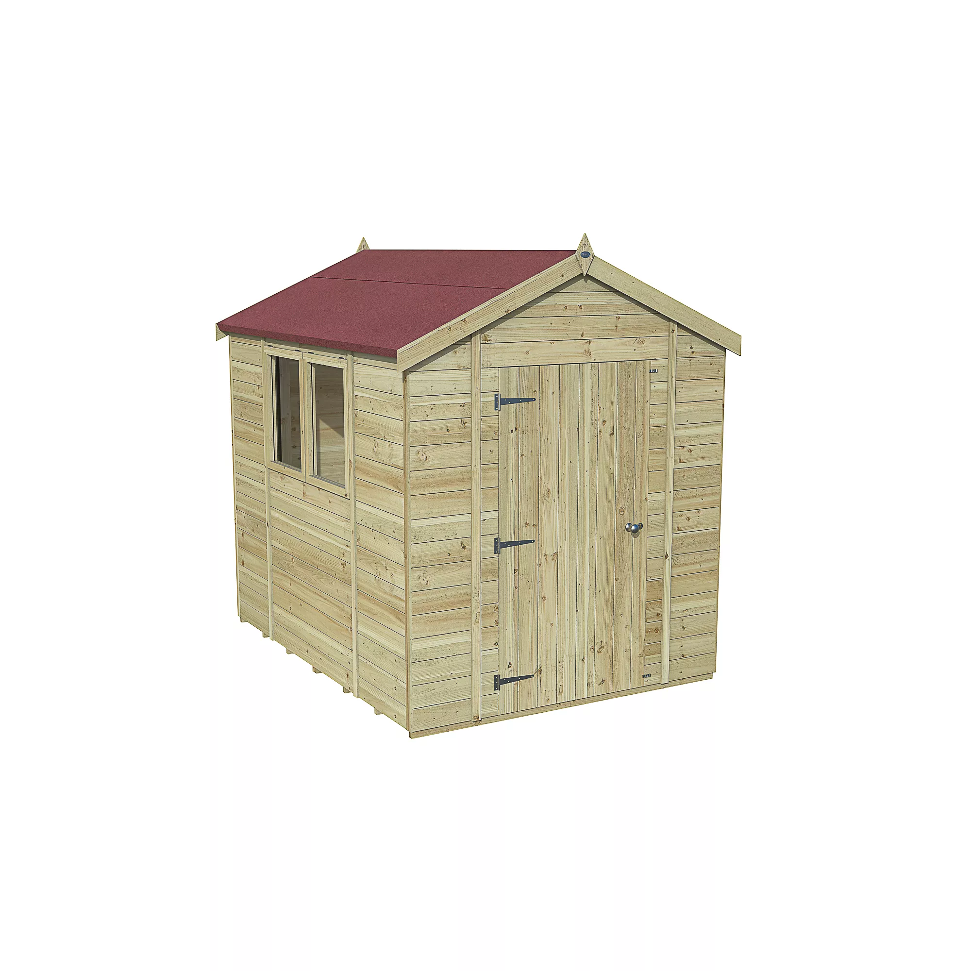 Forest Garden Timberdale 8x6 Ft Apex Tongue & Groove Wooden Shed With Floor 2 Forest Garden Timberdale 8x6 Ft Apex Tongue & Groove Wooden Shed With Floor - Image 2