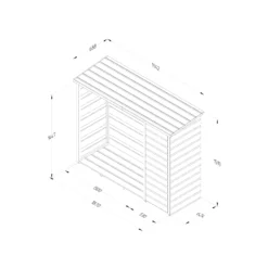 Forest Garden Tool Store Timber 6x2 Ft Log Store 13 Forest Garden Tool Store Timber 6x2 Ft Log Store -Hozelock Shop forest garden tool store timber 6x2 ft log store5013053190029 01t