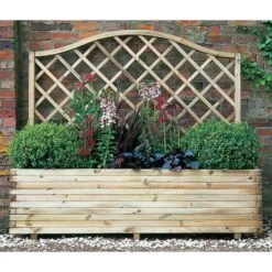 Forest Garden Venice Natural Timber Wooden Rectangular Planter 6 Forest Garden Venice Natural Timber Wooden Rectangular Planter -Hozelock Shop forest garden venice natural timber wooden rectangular planter5013053181157 03i bq