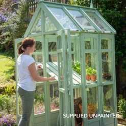Forest Garden Victorian Walk Around 4x3 Greenhouse With Auto Vent -Hozelock Shop forest garden victorian walk around 4x3 greenhouse with auto vent5013053176368 09i