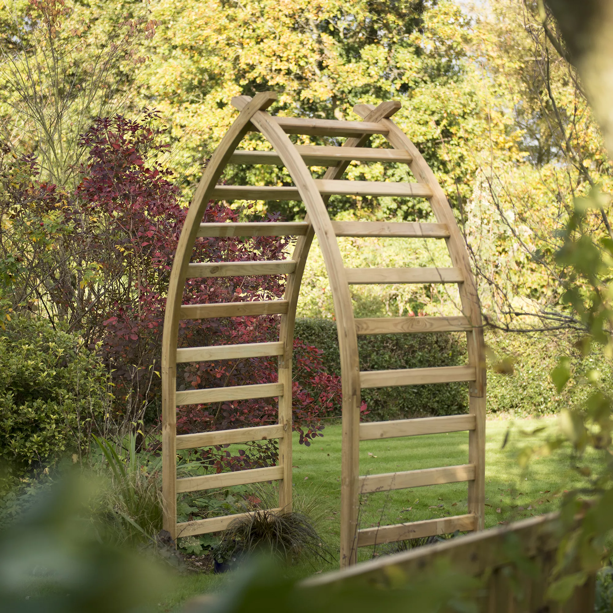 Forest Garden Whitby Softwood Arch 1 Forest Garden Whitby Softwood Arch