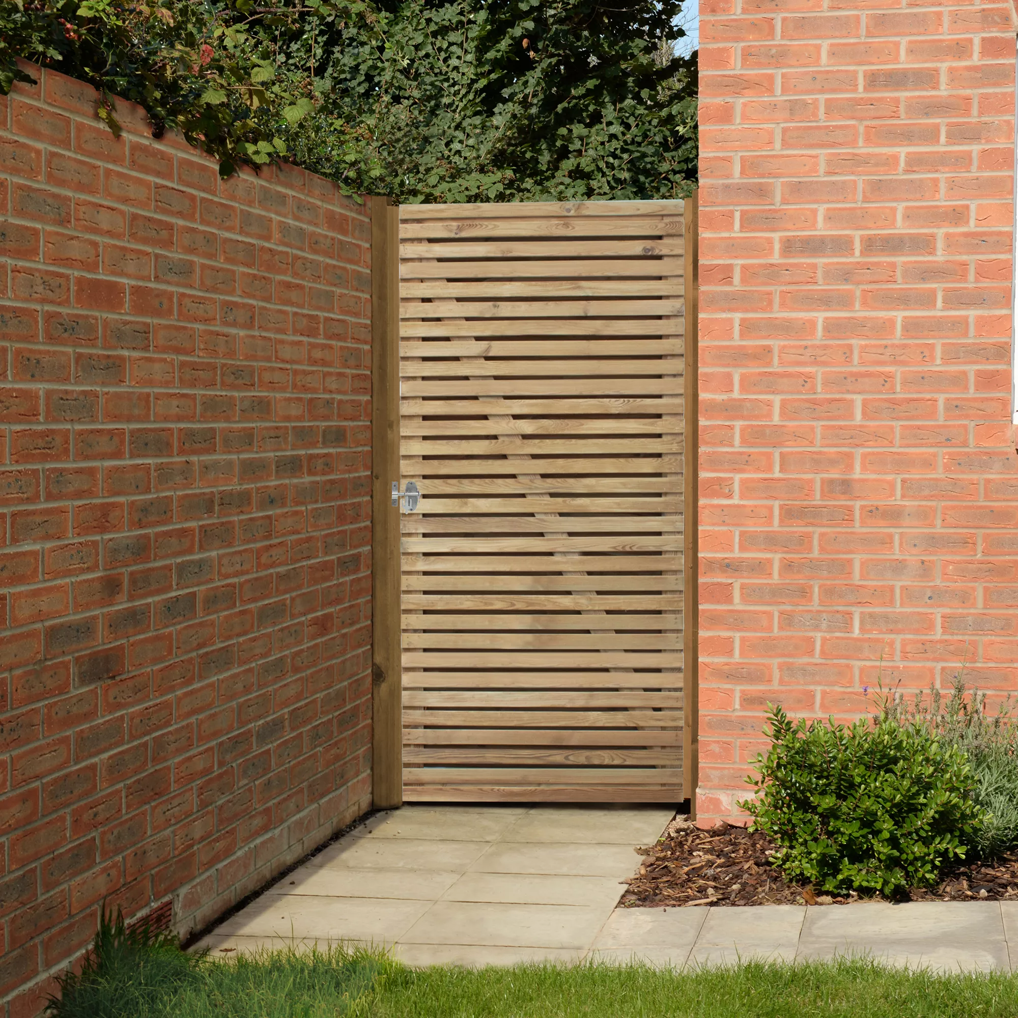 Forest Garden Wood Garden Gate, (H)1.8m (W)0.9m 3 Forest Garden Wood Garden Gate, (H)1.8m (W)0.9m - Image 3