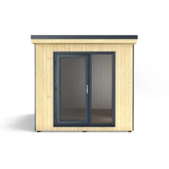 Forest Garden Xtend 8x9 Pent Tongue & Groove Garden Office With Single Door -Hozelock Shop forest garden xtend 8x9 pent tongue groove garden office with single door5013053183540 01c
