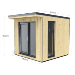 Forest Garden Xtend 8x9 Pent Tongue & Groove Garden Office With Single Door -Hozelock Shop forest garden xtend 8x9 pent tongue groove garden office with single door5013053183540 01t
