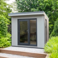 Forest Garden Xtend 8x9 Pent Tongue & Groove Garden Office With Single Door -Hozelock Shop forest garden xtend 8x9 pent tongue groove garden office with single door5013053183540 02i