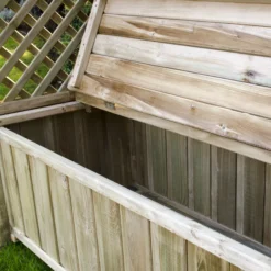 Forest Lyon Lattice Arbour, (H)2000mm (W)1560mm (D)670mm - Assembly Required -Hozelock Shop forest lyon lattice arbour h 2000mm w 1560mm d 670mm assembly required5013053154694 03i