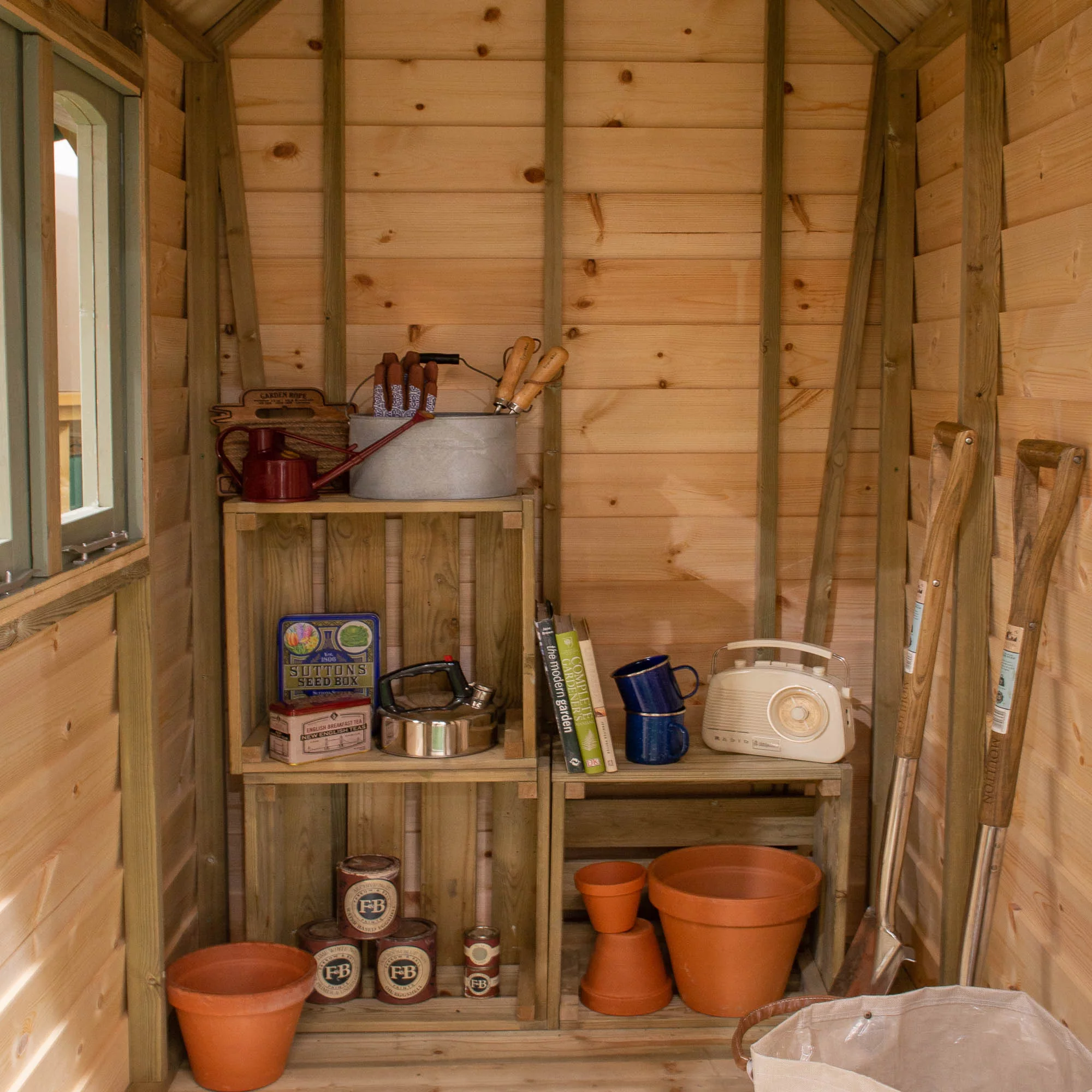 Forest Retreat 6X4 Apex Pressure Treated Overlap Grey Shed With Floor - Assembly Service Included 5 Forest Retreat 6X4 Apex Pressure Treated Overlap Grey Shed With Floor - Assembly Service Included - Image 5