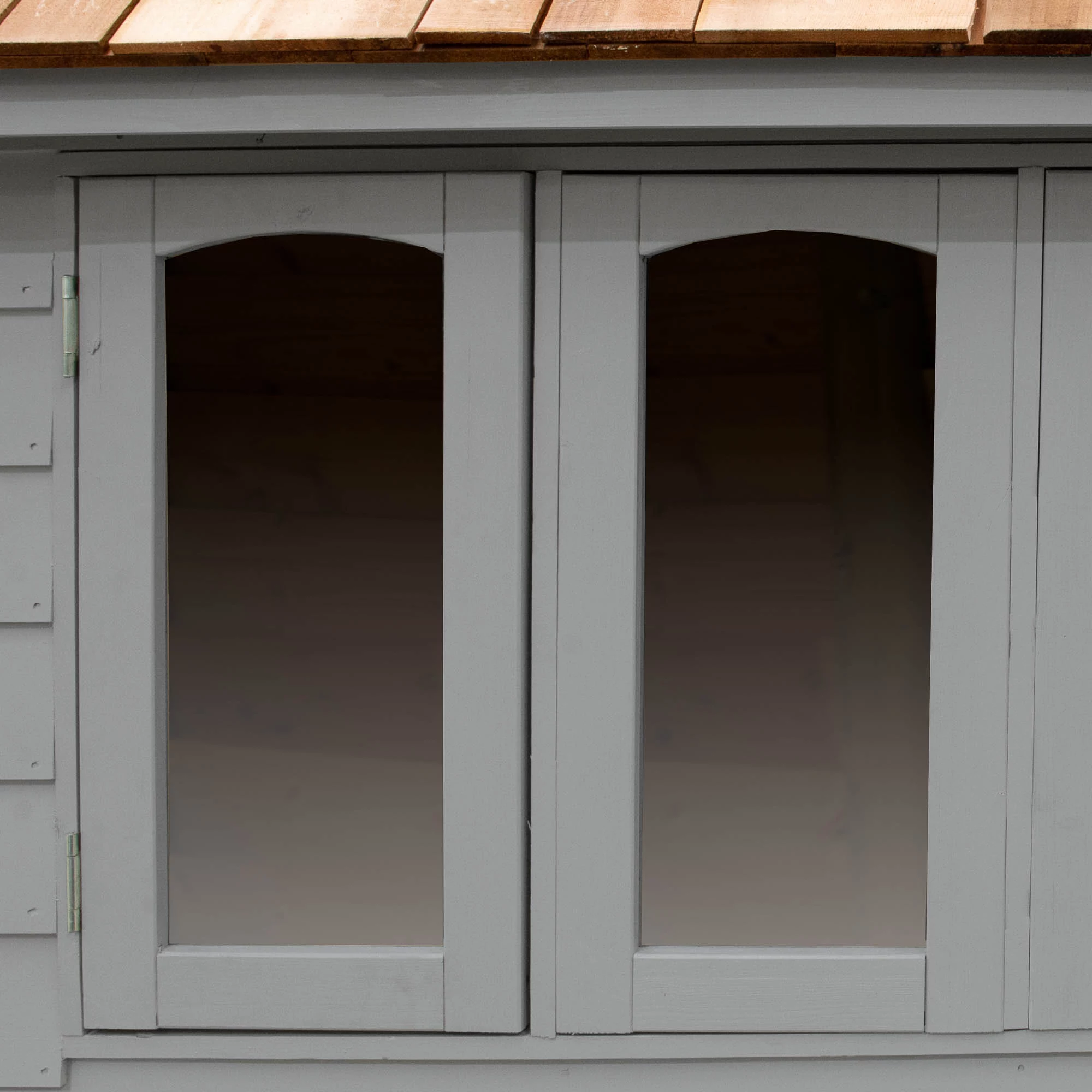 Forest Retreat 6X4 Apex Pressure Treated Overlap Grey Shed With Floor - Assembly Service Included 8 Forest Retreat 6X4 Apex Pressure Treated Overlap Grey Shed With Floor - Assembly Service Included - Image 8