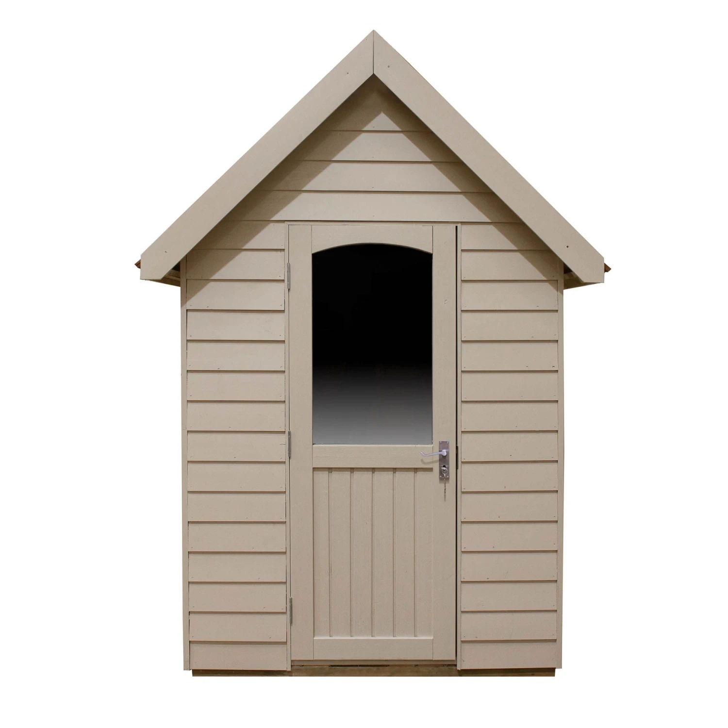 Forest Retreat 8x5 Apex Pressure Treated Overlap Cream Shed With Floor - Assembly Service Included 4 Forest Retreat 8x5 Apex Pressure Treated Overlap Cream Shed With Floor - Assembly Service Included - Image 4