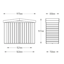 Forest Shiplap 6.5x2.6 Apex Garden Storage 2000L 23 Forest Shiplap 6.5x2.6 Apex Garden Storage 2000L -Hozelock Shop forest shiplap 6 5x2 6 apex garden storage 2000l5013053163252 01t bq