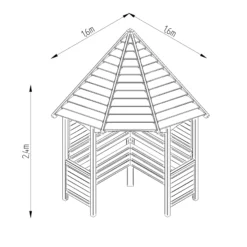 Forest Venetian Corner Arbour, (H)2500mm (W)2330mm (D)1610mm - Assembly Required 27 Forest Venetian Corner Arbour, (H)2500mm (W)2330mm (D)1610mm - Assembly Required -Hozelock Shop forest venetian corner arbour h 2500mm w 2330mm d 1610mm assembly required5013053139745 01t