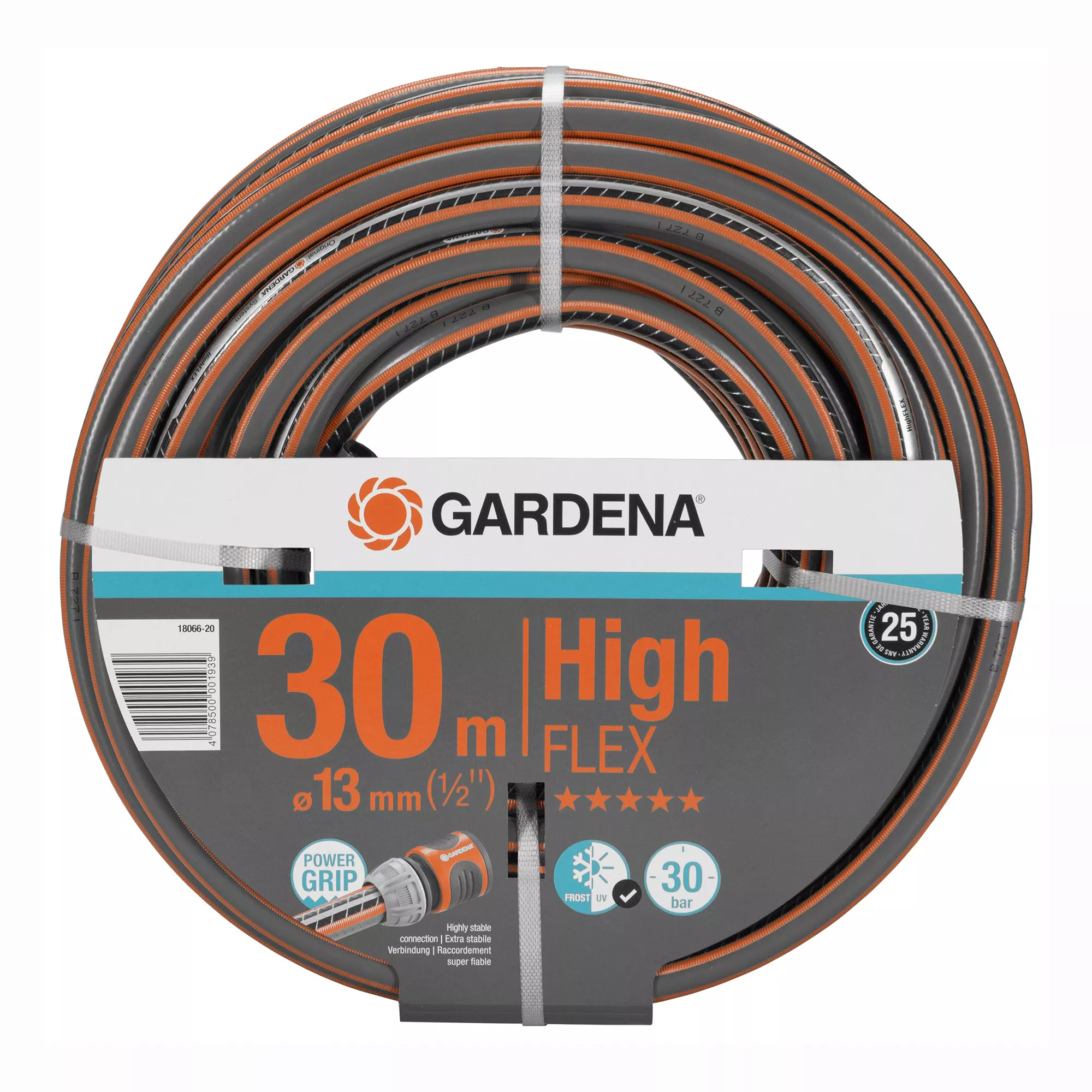 Gardena HighFLEX 18066 Black & Orange Hose Pipe (L)30m 2 Gardena HighFLEX 18066 Black & Orange Hose Pipe (L)30m - Image 2