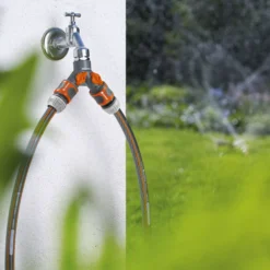 Gardena Round 2-way Hose Pipe Connector 13mm 5 Gardena Round 2-way Hose Pipe Connector 13mm -Hozelock Shop gardena round 2 way hose pipe connector 13mm4066407004184 01i bq