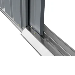 GoodHome Basic 1.62 X 0.98m Pent Grey Shed -Hozelock Shop goodhome basic 1 62 x 0 98m pent grey shed5059340270623 39c