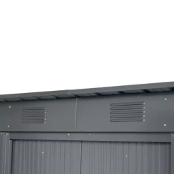GoodHome Basic 1.62 X 0.98m Pent Grey Shed -Hozelock Shop goodhome basic 1 62 x 0 98m pent grey shed5059340270623 40c