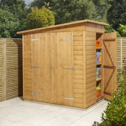 GoodHome Clapperton 6x4ft Pent Dip Treated Shiplap Shed With Floor 10 GoodHome Clapperton 6x4ft Pent Dip Treated Shiplap Shed With Floor -Hozelock Shop goodhome clapperton 6x4ft pent dip treated shiplap shed with floor5059340270135 06i