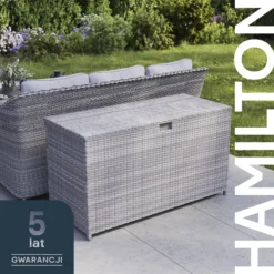 GoodHome Hamilton Steeple Grey Rattan Effect Storage Box (W) 180cm X (D) 65cm 25 GoodHome Hamilton Steeple Grey Rattan Effect Storage Box (W) 180cm X (D) 65cm -Hozelock Shop goodhome hamilton steeple grey rattan effect storage box w 180cm x d 65cm5059340677415 41i PL