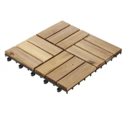 GoodHome Lempa Brown Acacia Clippable Deck Tile (L)0.3m (W)300mm (T)24mm, Pack Of 4 17 GoodHome Lempa Brown Acacia Clippable Deck Tile (L)0.3m (W)300mm (T)24mm, Pack Of 4 -Hozelock Shop goodhome lempa brown acacia clippable deck tile l 0 3m w 300mm t 24mm pack of 45059340066035 01c bq