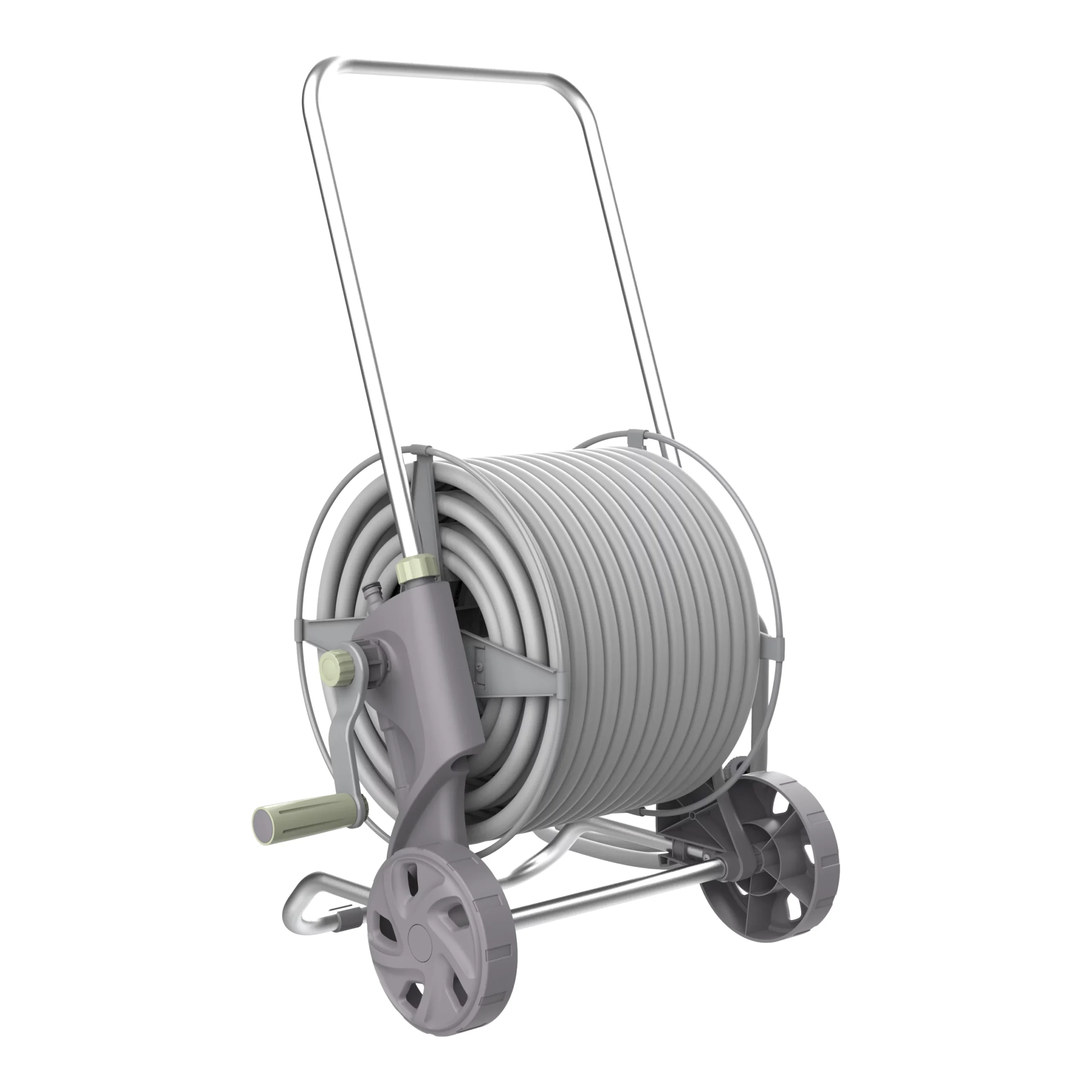 GoodHome Watering Freestanding Manual Hose Cart Set (L)40m 1 GoodHome Watering Freestanding Manual Hose Cart Set (L)40m